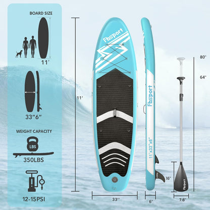 Premium Stand Up Paddle Board Yoga Board With Sup Accessories And Carry Bag
