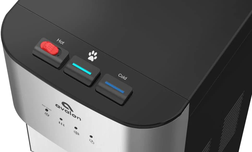 Limited Edition Self Cleaning Water Cooler Water Dispenser- 3 Temperature Settings- Hot, Cold And Room Water, Stainless Steel Construction