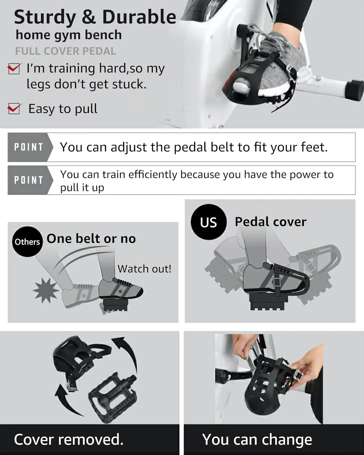 Foldable Exercise Bike Stationary Bikes For Home, 5-in-1 Indoor Workout Bike, Cycling Bike With 16-Level Quiet Magnetic Resistance