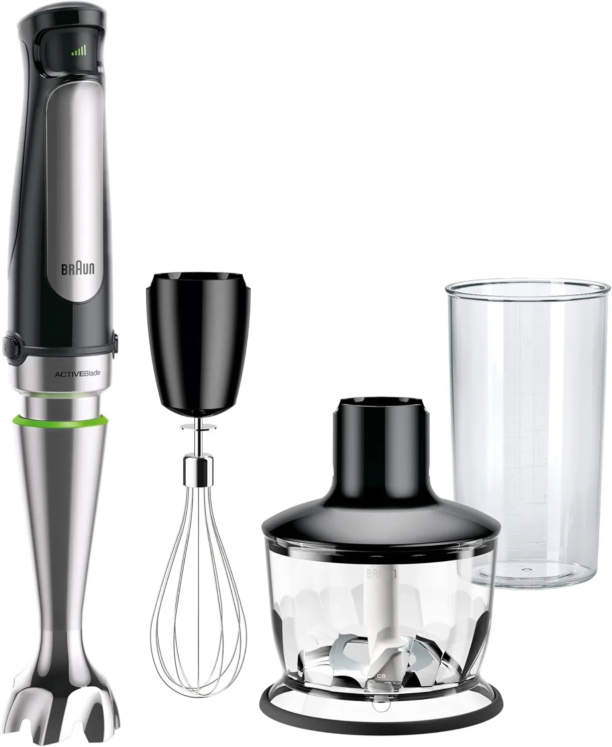 Braun MultiQuick 7 3-in-1 Immersion Blender With Food Processor 锟 Powerful Handheld Electric Stick Blender- Emulsifier For Chopping