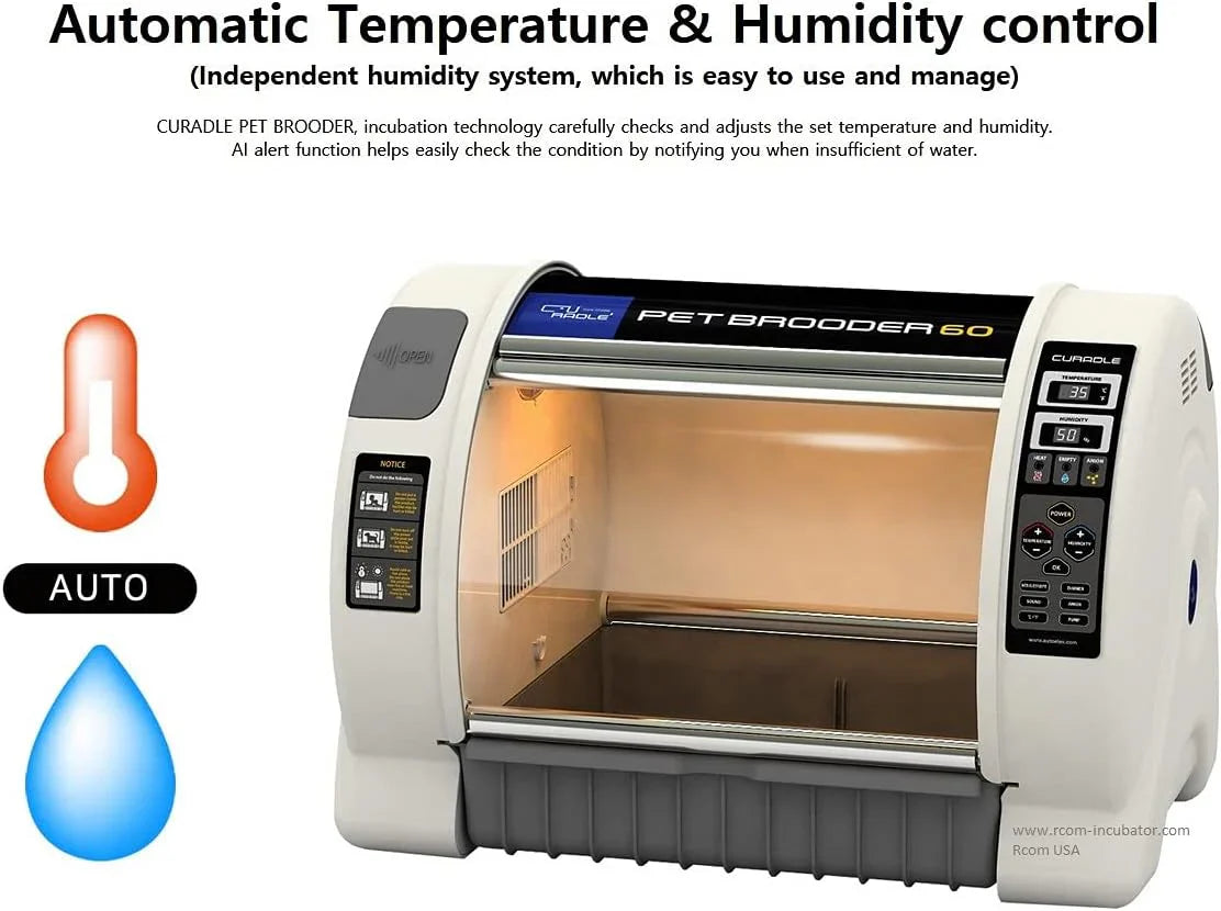 Brooders And Incubators Curadle R-Com Pet Brooder MXB60N 2 Year Warranty With Bonus Tray