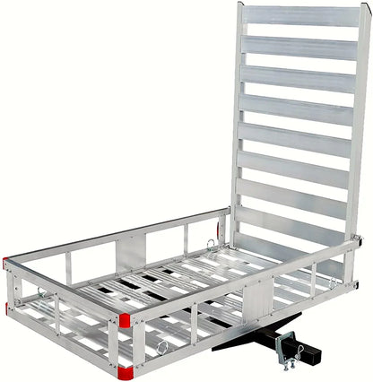 80779 Aluminum Hitch Mount Cargo Carrier With 47 In. Long Ramp, 1 Pack