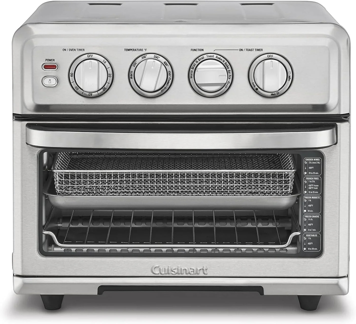 Cuisinart Air Fryer Toaster Oven, 1800W, 8-in-1 With Air Fry, Convection, Broil And Warm