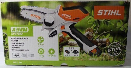 Stihl Gta 26 Pruner Chainsaw With Carrying Case Battery And Charger