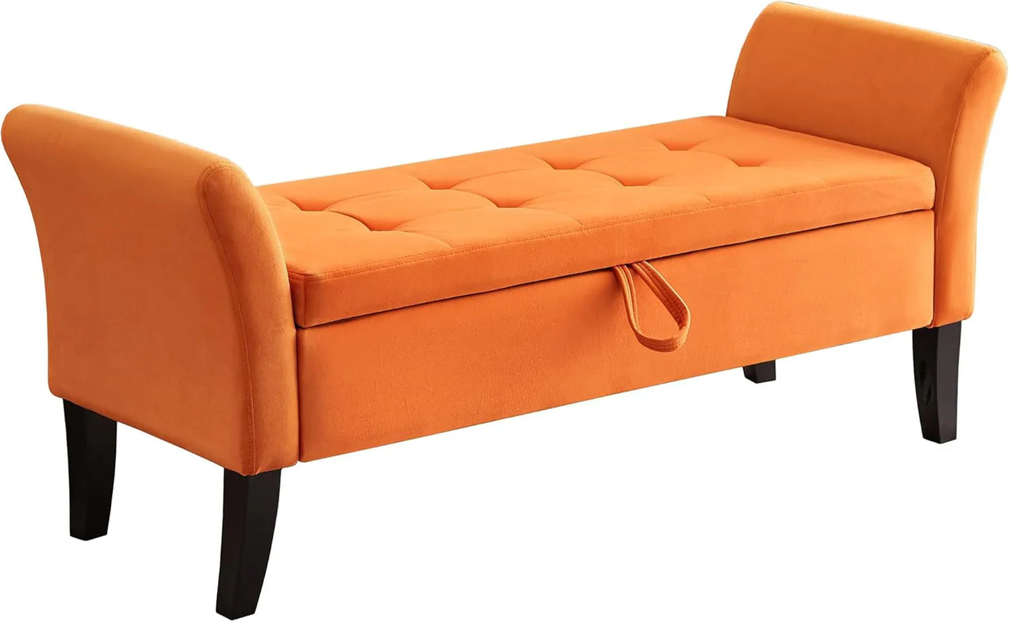 Furniliving Modern Storage Ottoman Bench
