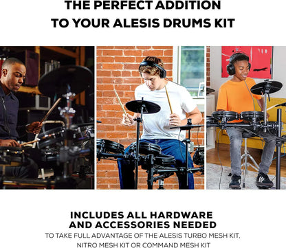 Alesis Turbo Mesh Kit- Electric Drum Set With Over 100 Sounds Mesh Drum Pad