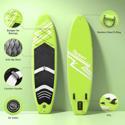 Premium Stand Up Paddle Board Yoga Board With Sup Accessories And Carry Bag