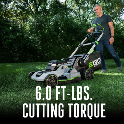 Ego Power Plus LM2102SP-A 21-Inch 56-Volt Lithium-Ion Self-Propelled Cordless Lawn Mower, 2 4.0Ah Battery And Rapid Charger Included