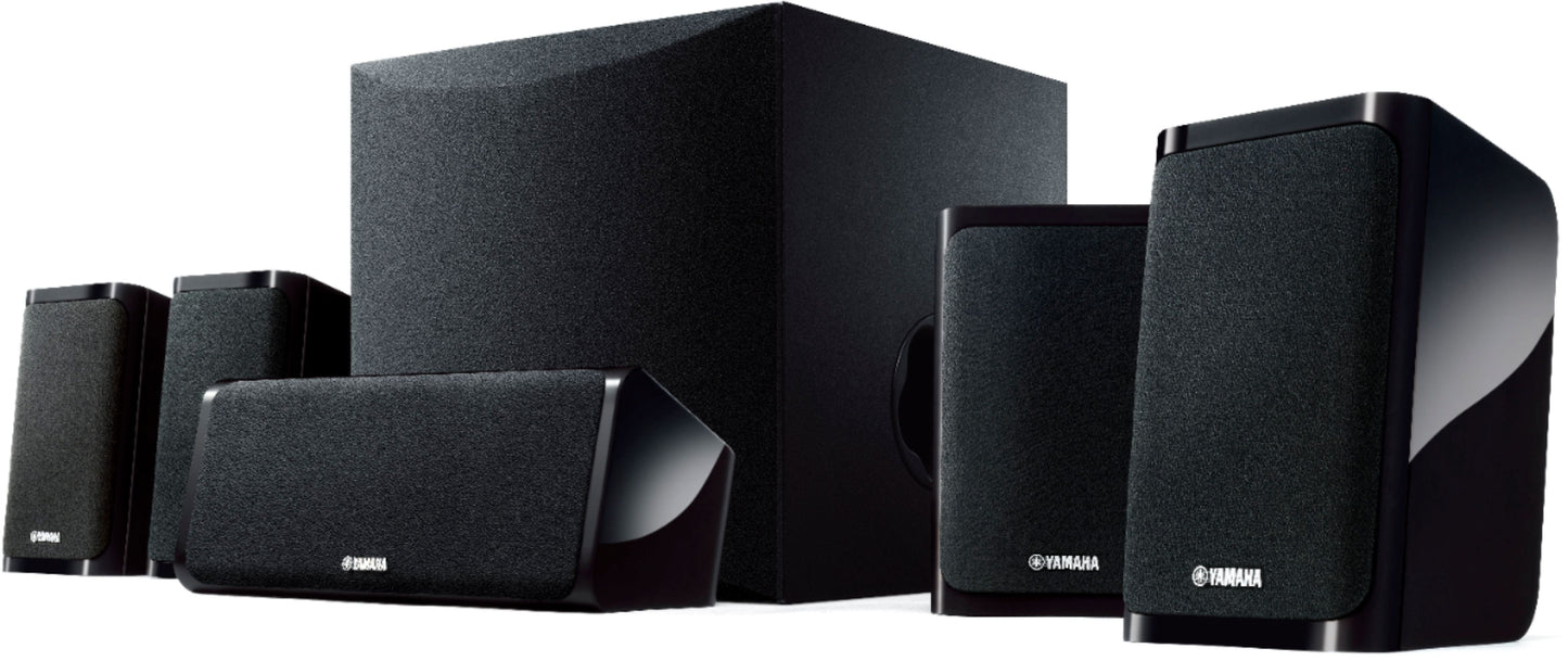 Yamaha, 5.1-Channel 4K Home Theater Speaker System With Powered Subwoofer And Bluetooth Streaming, Black