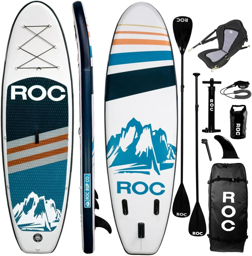 Roc Inflatable Stand-Up Paddle Board Sup Paddle Board Accessories Anti-Slip Comfortable Deck