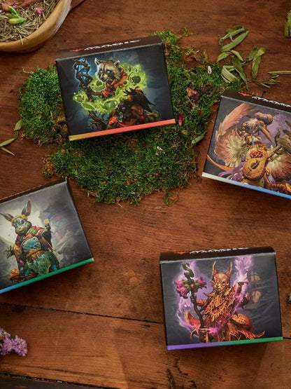 Magic, The Gathering Bloomburrow Commander Deck Bundle, Includes All 4 Decks, Animated Army Family Matters Peace Offering And Squirreled Away
