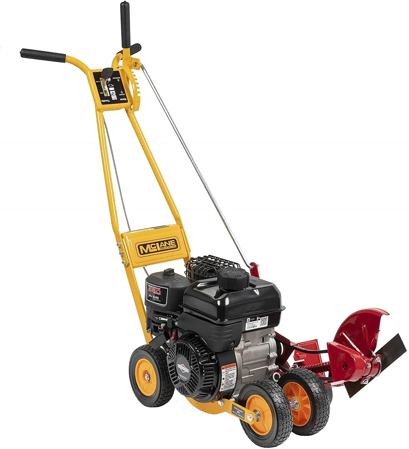 101-5.5GT-7Gas Powered Lawn Edger, 5.50 Gross Torque/3.5 HP B And S Engine 7 In. Wheels