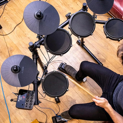 Alesis Turbo Mesh Kit- Electric Drum Set With Over 100 Sounds Mesh Drum Pad
