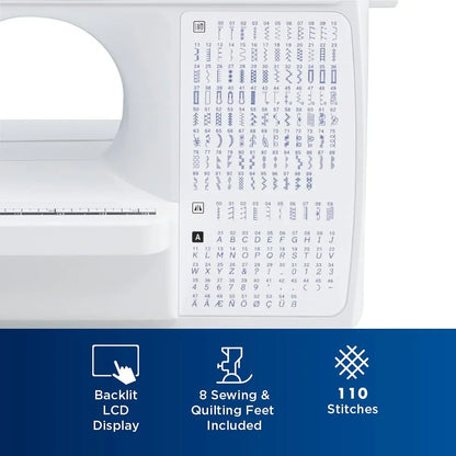 Brother Sewing And Quilting Machine Computerized 165 Built-In Stitches LCD Display Wide Table