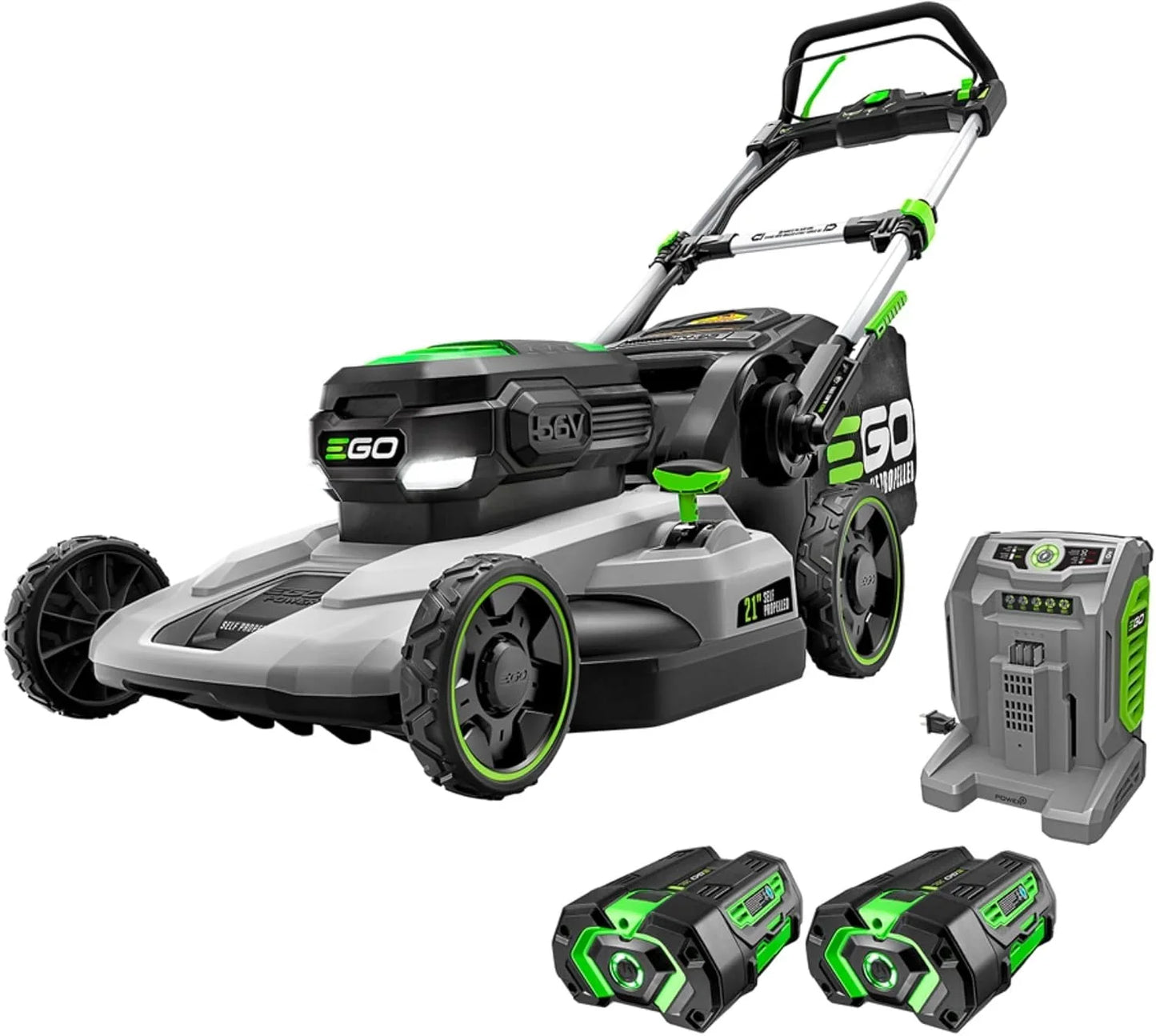 Ego Power Plus Electric Lawn Mower, Self-Propelled Cordless With Select Cut And Touch Drive