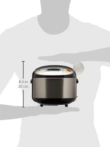 Zojirushi Rice Cooker And Warmer, 3-Cups, Stainless Black