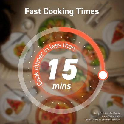Cosori Air Fryer 9-in-1 Compact And Large 6-Qt. Fast Turbo Modes Precise Heat For Even Results