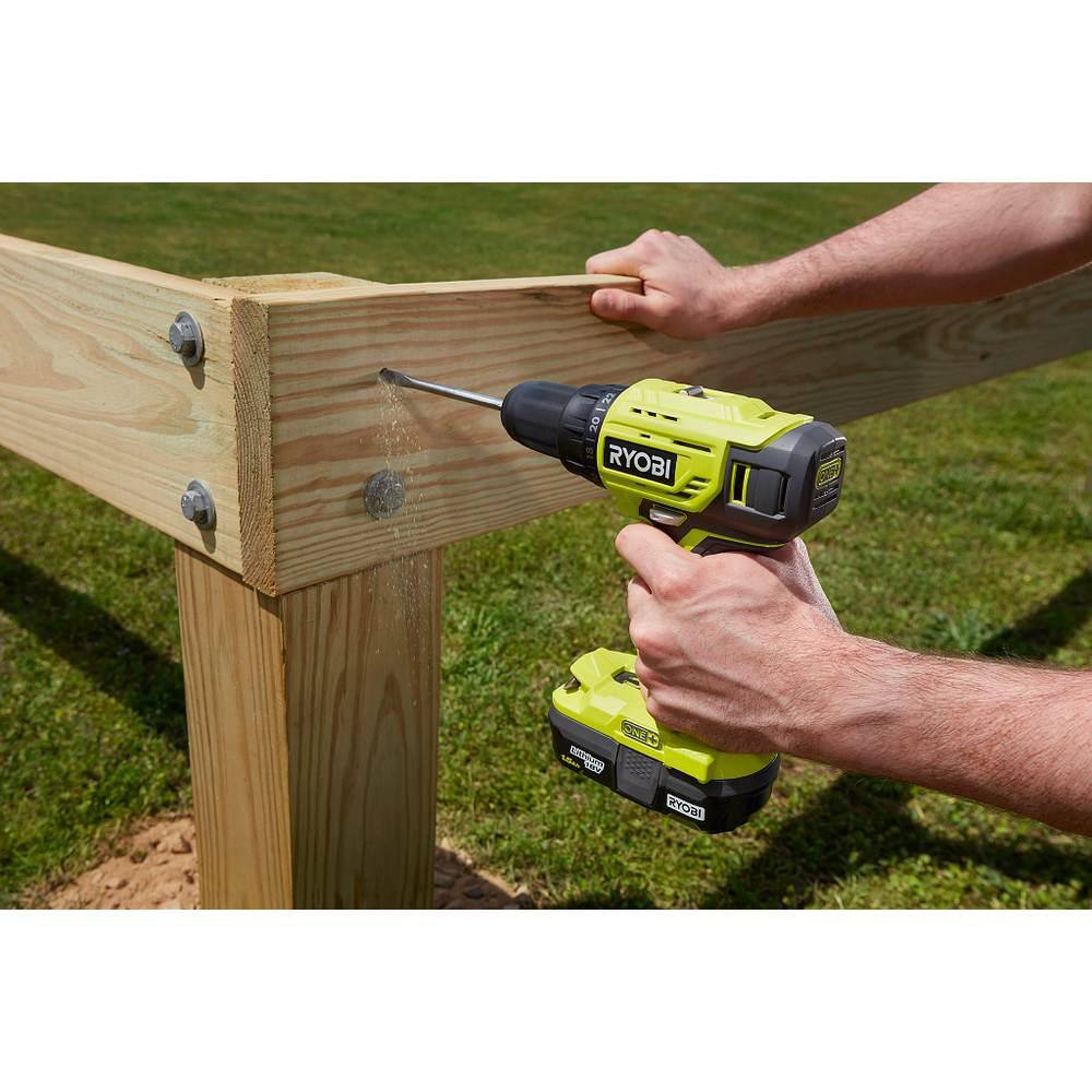 Ryobi One Plus 18V Cordless 10-Tool Combo Kit With 3 Batteries And Charger PCK750KN