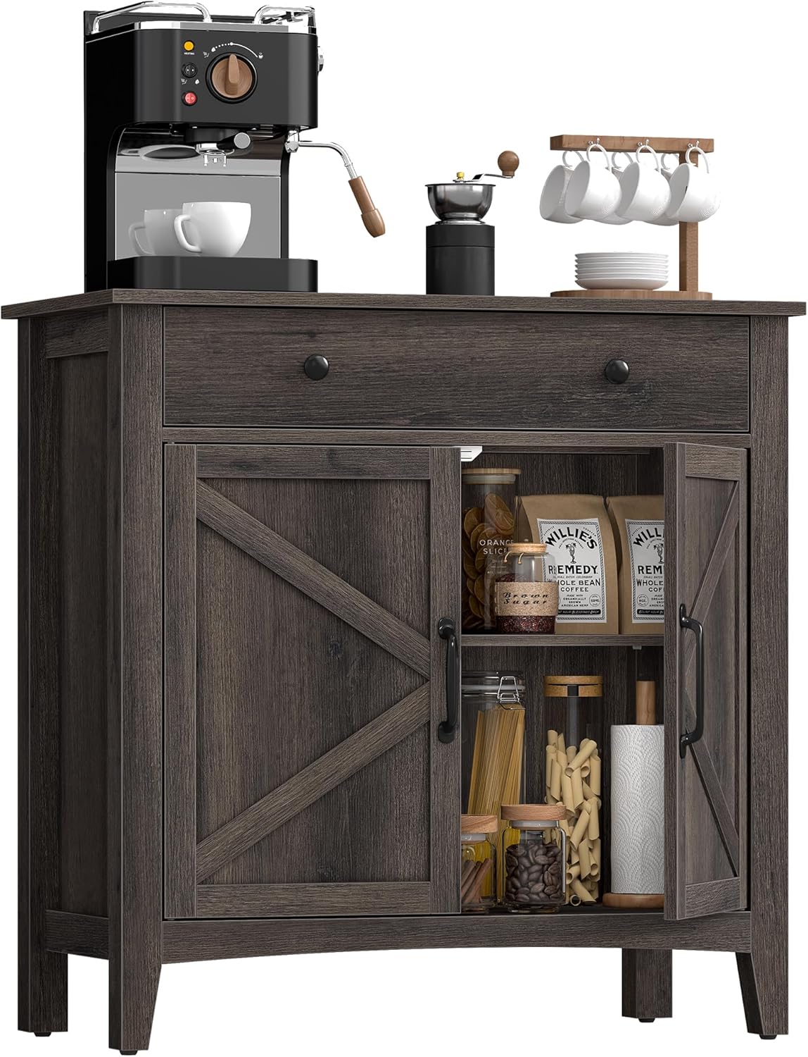 Vasagle Liry Collection- Storage Cabinet, Buffet Cabinet, Sideboard, Credenza