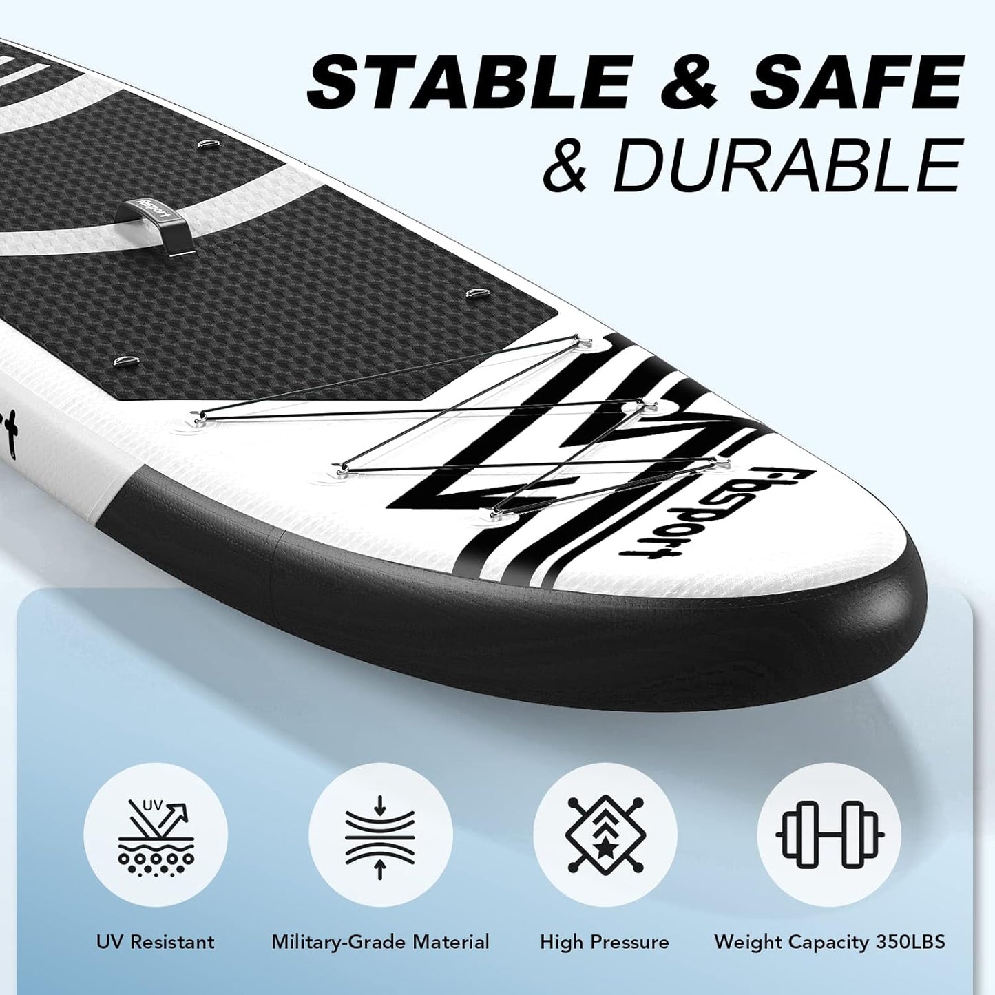 Premium Stand Up Paddle Board Yoga Board With Sup Accessories And Carry Bag