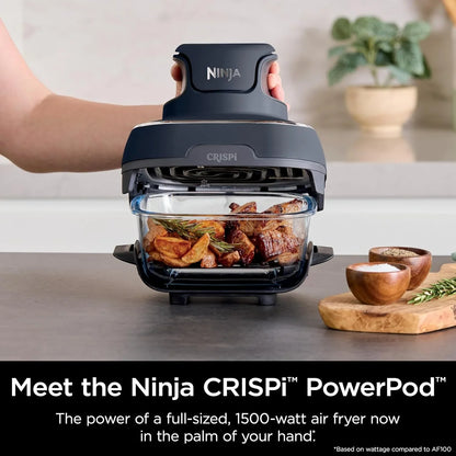 Ninja Crispi 4-in-1 Portable Glass Air Fryer Cooking System
