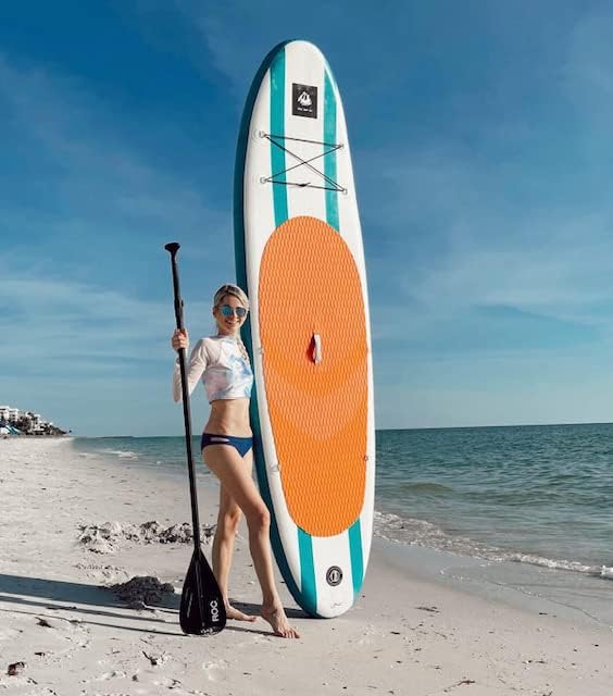 Roc Inflatable Stand-Up Paddle Board Sup Paddle Board Accessories Anti-Slip Comfortable Deck