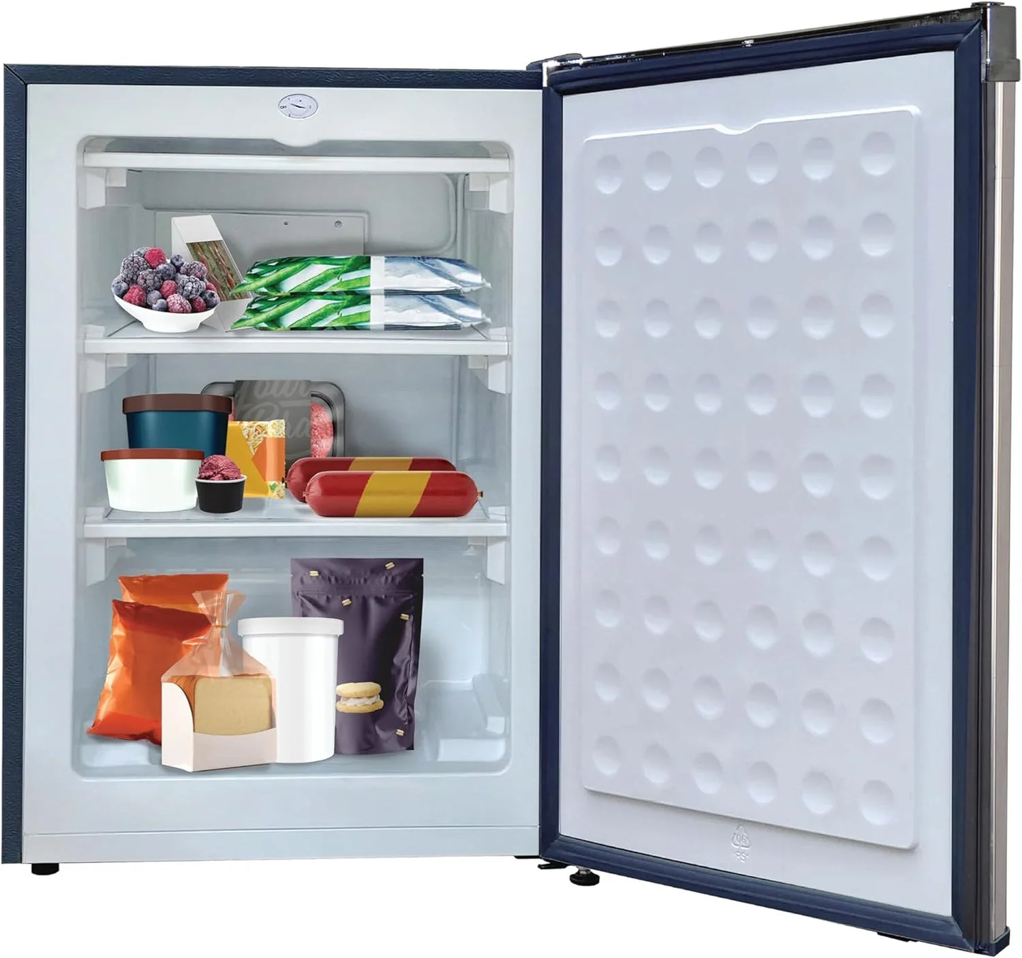 Frigidaire Upright Freezer, 6.5 Cu. Ft, Deep Freeze, Vinyl Coated Metal With Wire Shelving, Compact For Kitchen, RV, Dorm, Cabin, And Trailer