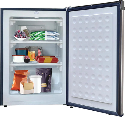 Frigidaire Upright Freezer, 6.5 Cu. Ft, Deep Freeze, Vinyl Coated Metal With Wire Shelving, Compact For Kitchen, RV, Dorm, Cabin, And Trailer