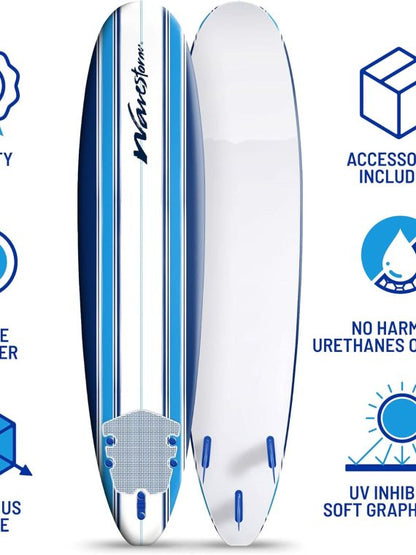 Wavestorm 8 Ft. Classic Longboard
