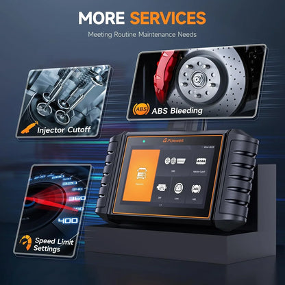 HD500 Heavy Duty Truck Scanner With Dpf Regen/Injector Cutoff/Limit Setting, Full System Diesel Diagnostic Scan Tool For Cummins, Detroit
