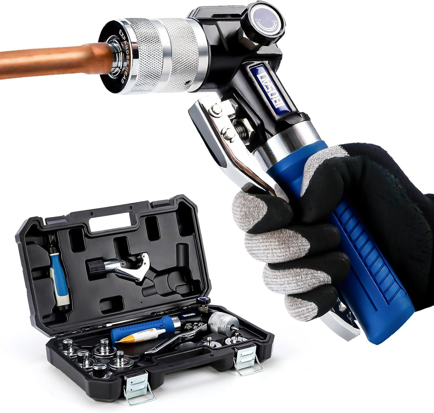 Hydraulic Tube Expanding Tool Kit, Used To Expand 3/8-inch Copper Tubes To 1-1/8 In