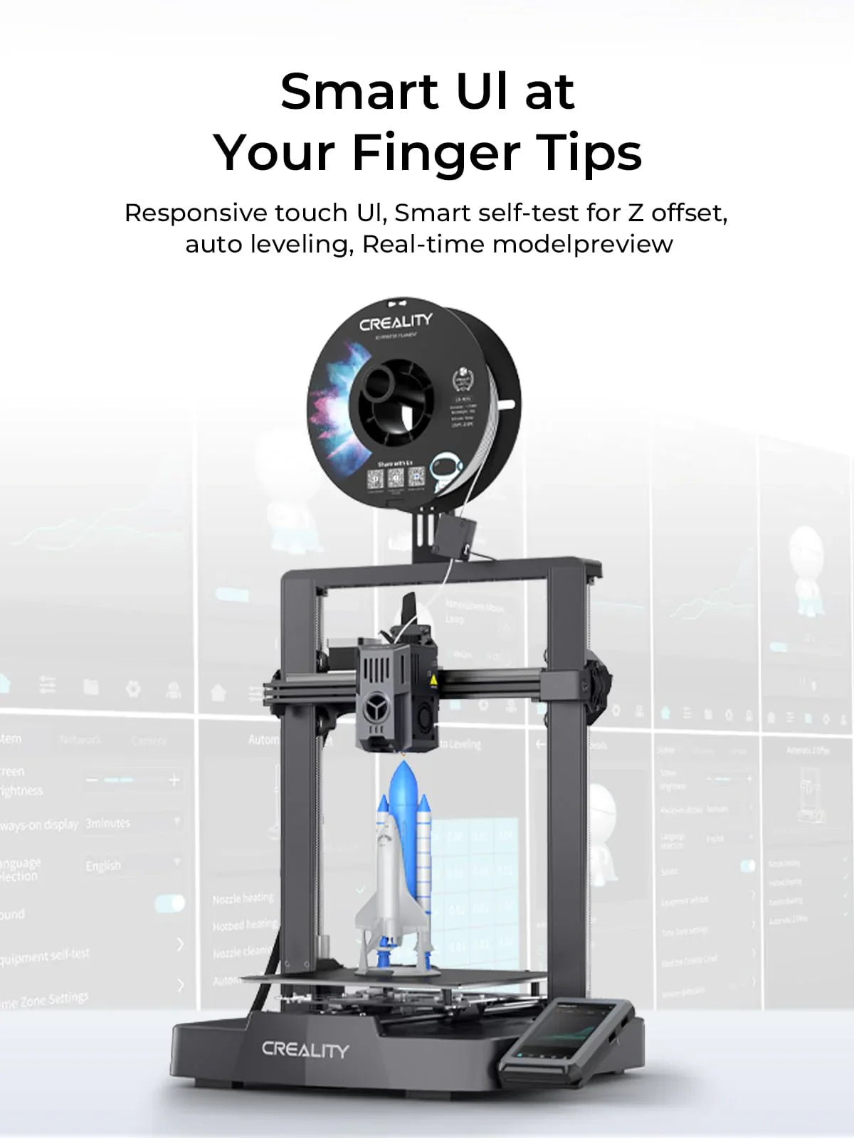 Creality Ender-3 V3 Ke 3D Printer 500 Mm/S High-Speed