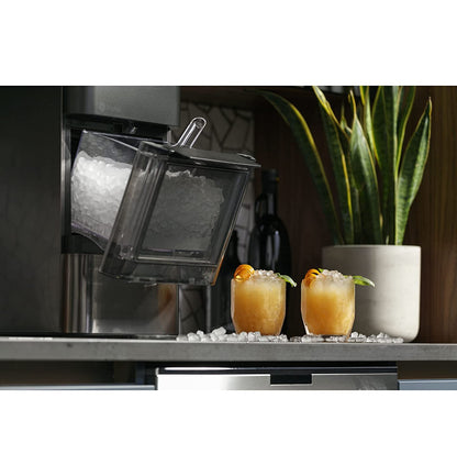 GE Profile Opal 2.0, Countertop Nugget Ice Maker, Ice Machine With WiFi Connectivity, Smart Home Kitchen Essentials, Black Stainless