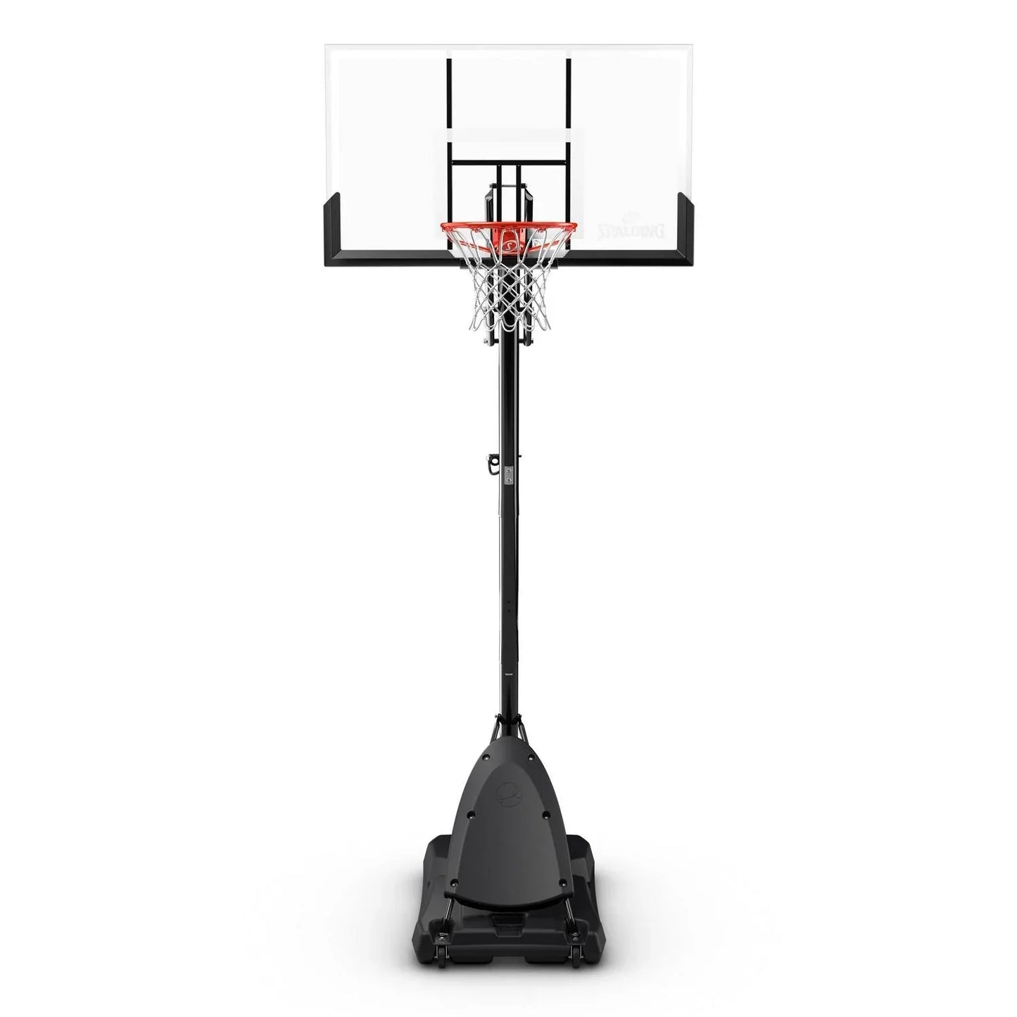 Spalding 54 In. Shatter-Proof Polycarbonate Exacta heightA Portable Basketball Hoop System