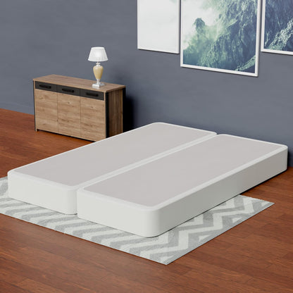 Hollywood Queen Box Spring/Foundation, Wood Split, Low Profile, Beige