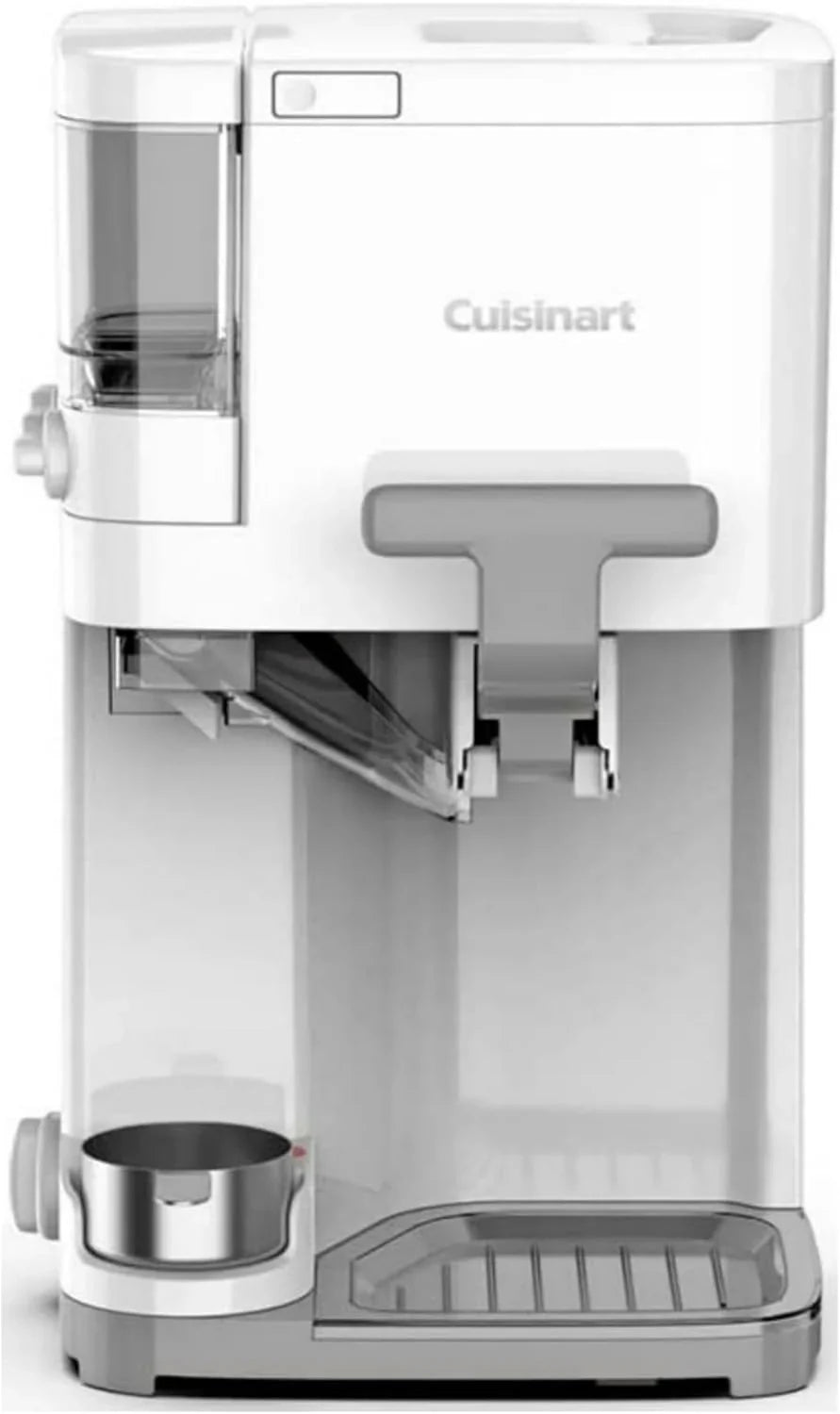 Cuisinart Soft Serve Ice Cream Machine- Mix It In Ice Cream Maker For Frozen Yogurt, Sorbet, Gelato, Drinks 1.5 Quart, White, ICE-48