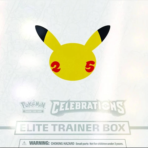 Pokemon Celebrations Elite Trainer Box With 10 Booster Packs, Greninja Foil Card, 65 Sleeves And Energy Cards