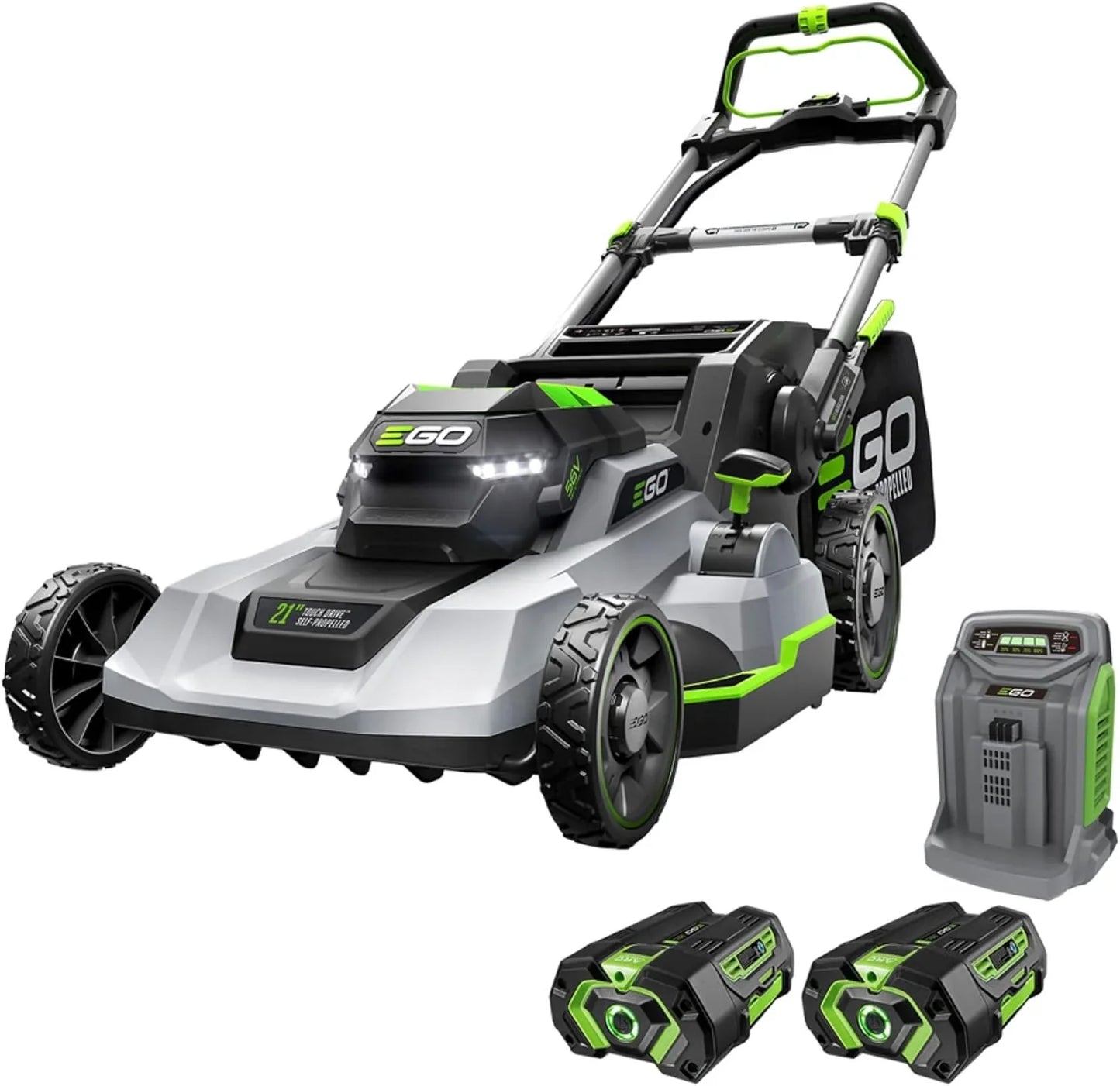 Ego Power Plus Electric Lawn Mower, Self-Propelled Cordless With Select Cut And Touch Drive