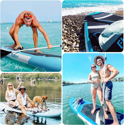 Premium Stand Up Paddle Board Yoga Board With Sup Accessories And Carry Bag