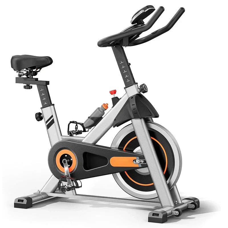 Indoor Cycling Bike Brake Pad/Magnetic Stationary Bike- Cycle Bike With Tablet Mount And Comfortable Seat Cushion