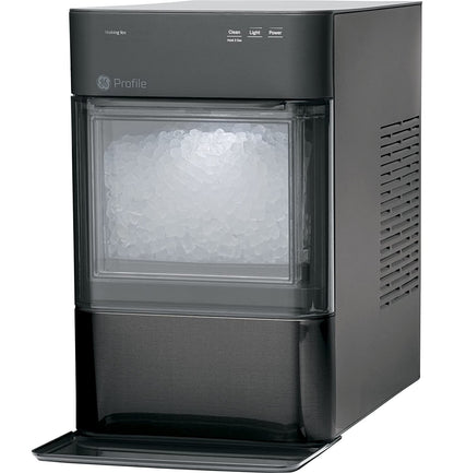 GE Profile Opal 2.0, Countertop Nugget Ice Maker, Ice Machine With WiFi Connectivity, Smart Home Kitchen Essentials, Black Stainless