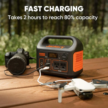 Portable Power Station Explorer 300, 293Wh Backup Lithium Battery, Solar Generator For Outdoors Camping Travel Hunting Blackout, Solar Panel Optional