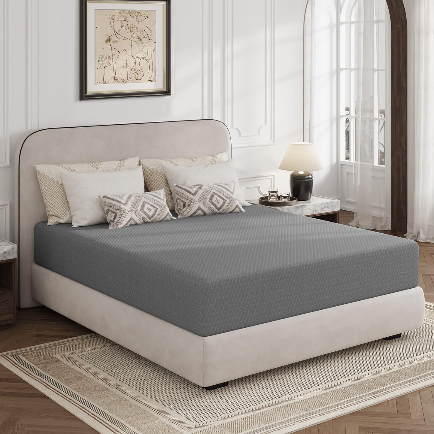 Novilla Queen Mattress 12 In, Queen Memory Foam Mattress For Cool Night Sleep And Pressure Relief