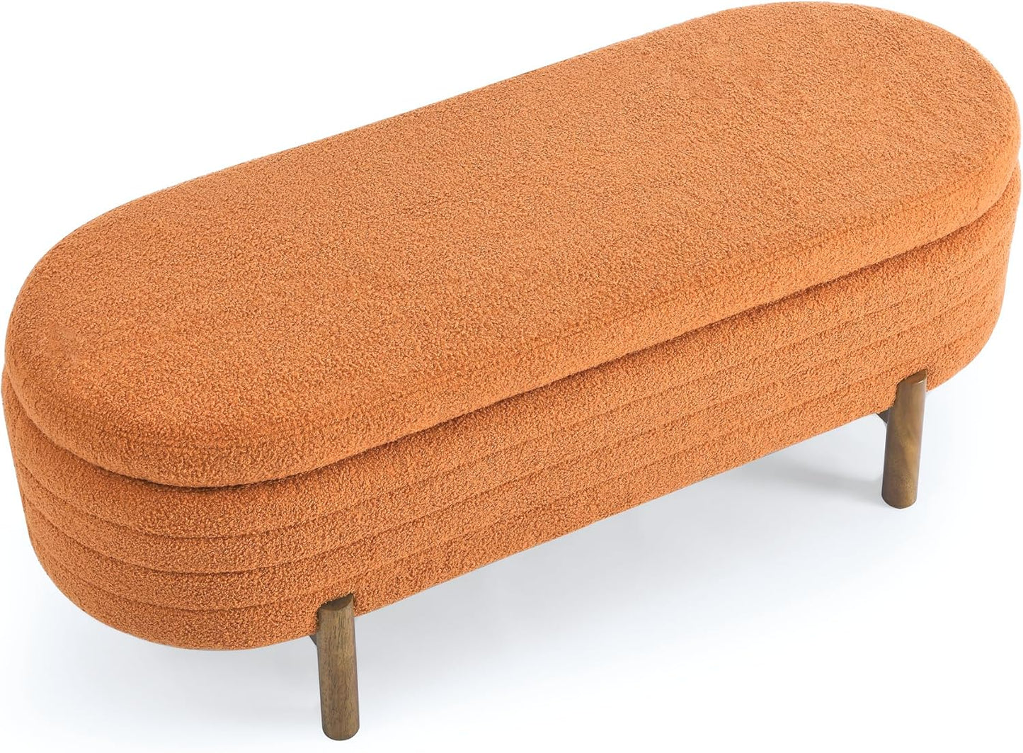 Furniliving Modern Storage Ottoman Bench