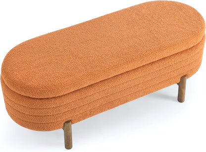 Furniliving Modern Storage Ottoman Bench
