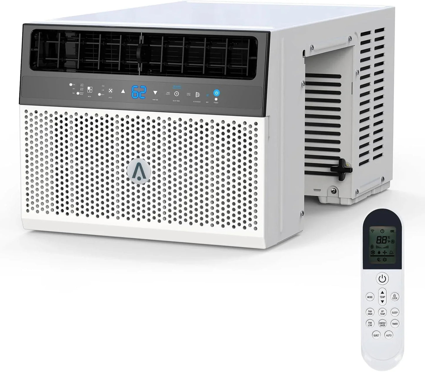 8000 BTU Window Air Conditioner With WiFi, Window AC Unit 110-115V Cools Up To 350 Sq. Ft