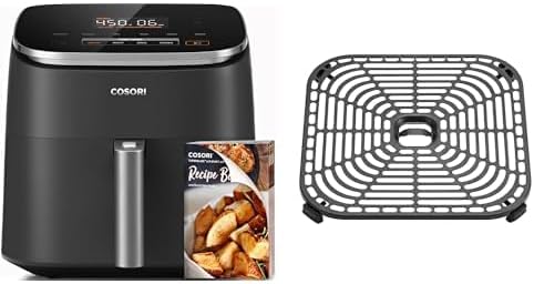 Cosori Air Fryer 9-in-1 Compact And Large 6-Qt. Fast Turbo Modes Precise Heat For Even Results