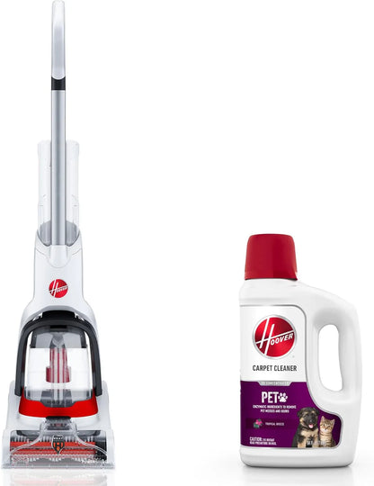 Hoover PowerDash Pet Plus Compact Carpet Cleaner Machine, Lightweight Carpet Shampooer