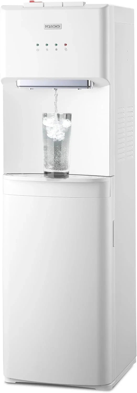 Igloo Bottom Loading Water Cooler Hot Cold Room Temperature Dispenser Stainless Steel