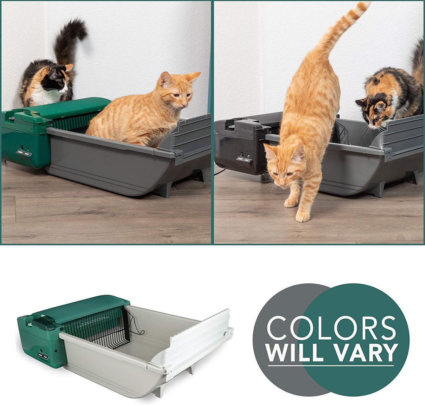 Pet Zone Smart Scoop Automatic Litter Box, Self Cleaning Litter Box, Cat Litter Box With No Expensive Refills